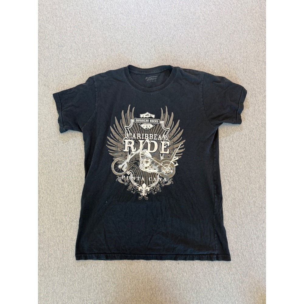 Dominican Riders Harley-Davidson Punta Cana Caribbean Ride T-Shirt Black Small